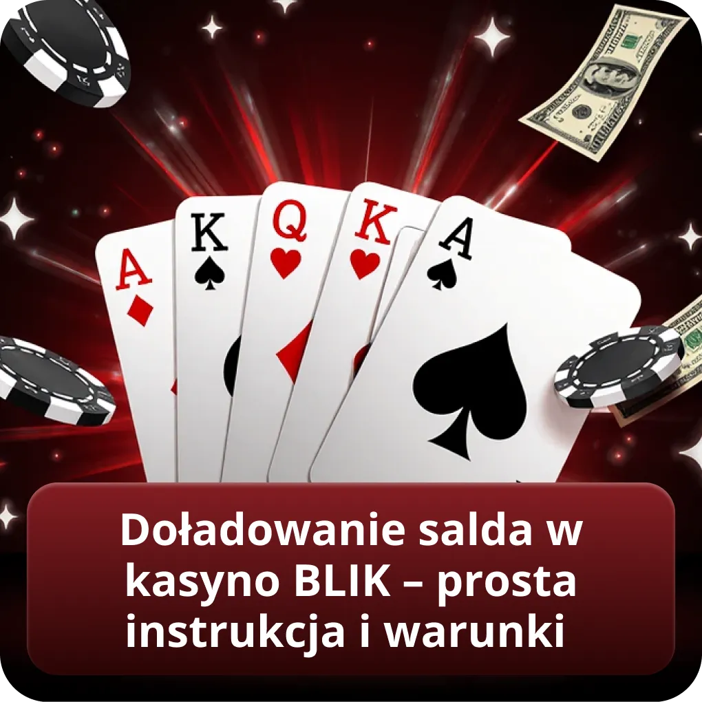 Doładowanie salda w kasyno BLIK – prosta instrukcja i warunki