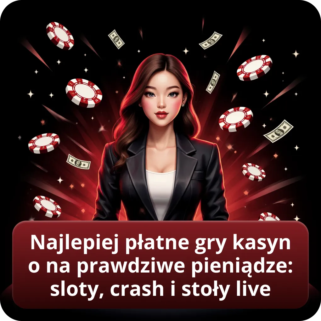 Najlepiej płatne gry kasyno na prawdziwe pieniądze: sloty, crash i stoły live